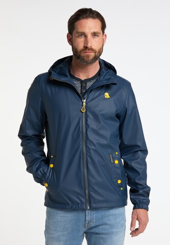 Schmuddelwedda Between-Season Jacket in Blue: front