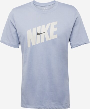NIKE Performance shirt 'NOVELTY' in Blue: front