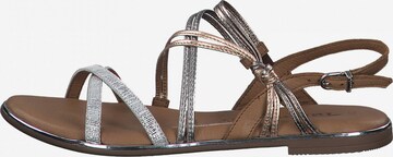 TAMARIS Strap Sandals in Silver