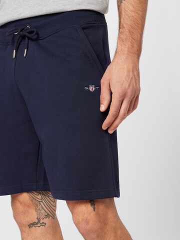 GANT Regular Shorts in Blau