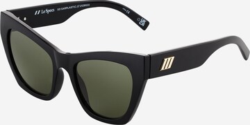 LE SPECS Sunglasses in Black: front