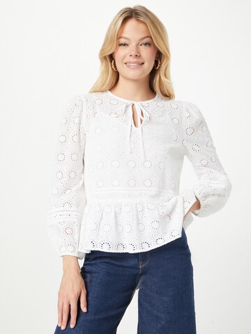 Barbour Bluse in Weiß: Vorderseite
