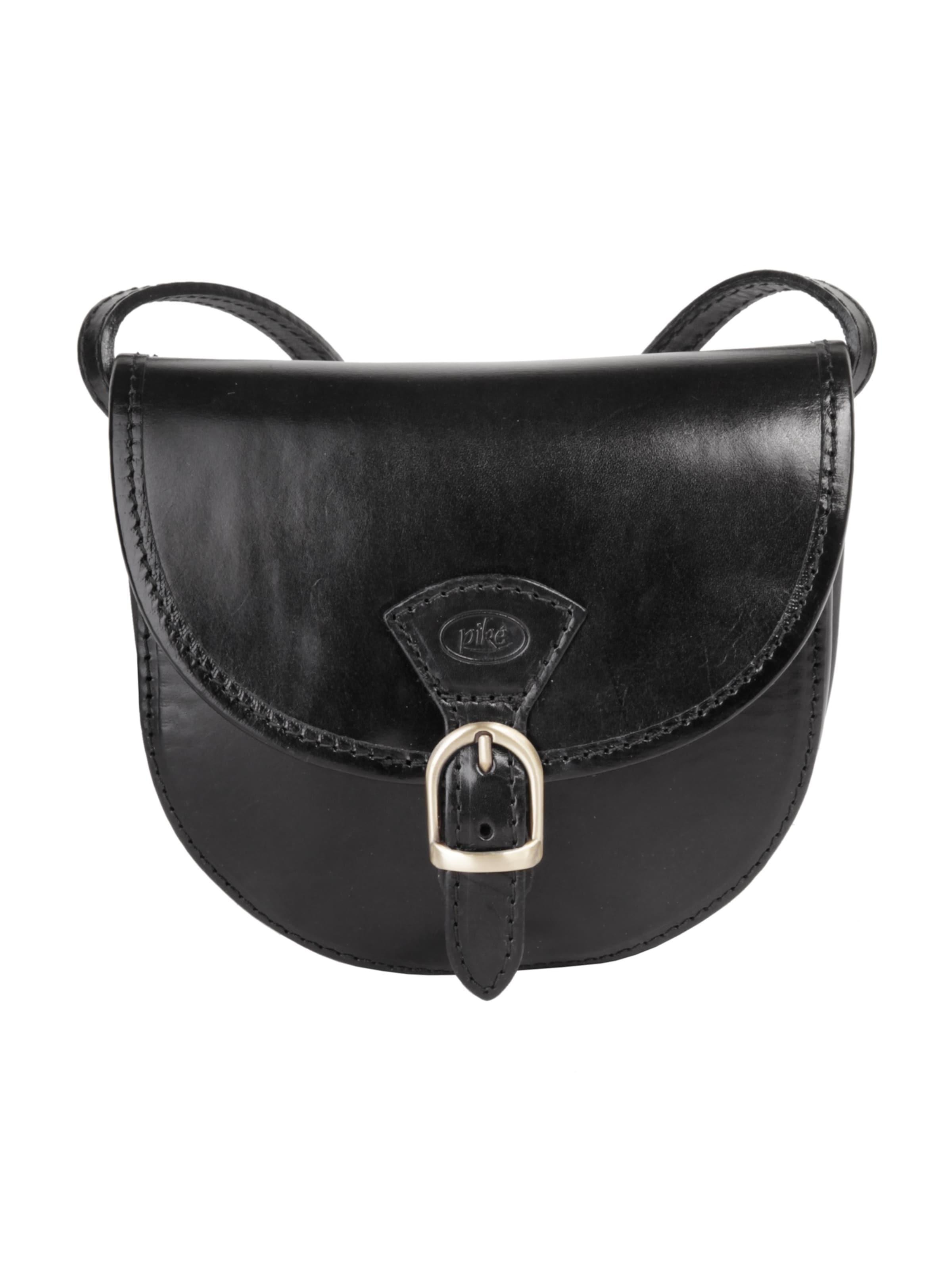 Sac à bandoulière piké en noir : devant