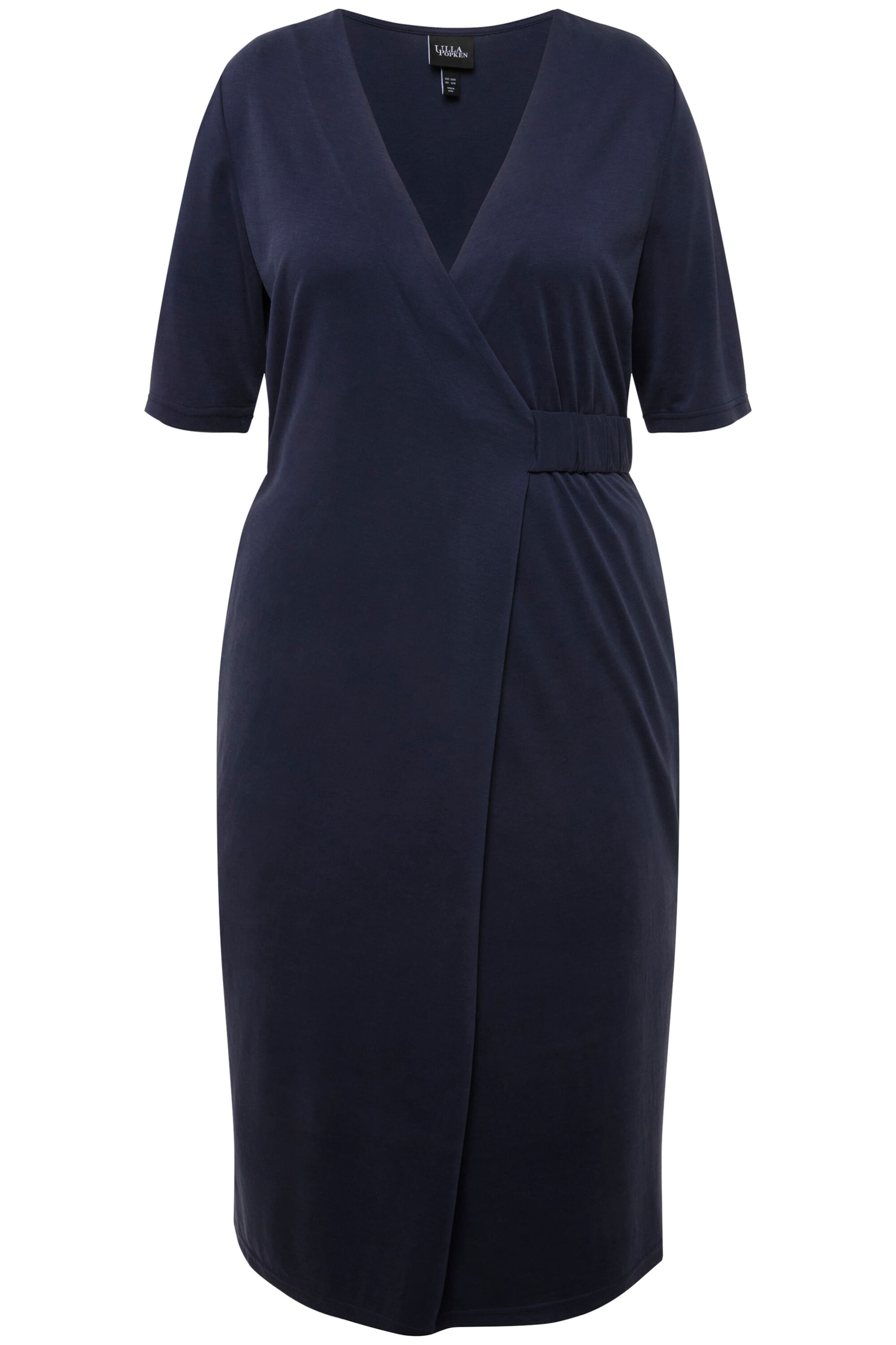 Ulla Popken Jurk in Blauw: voorkant