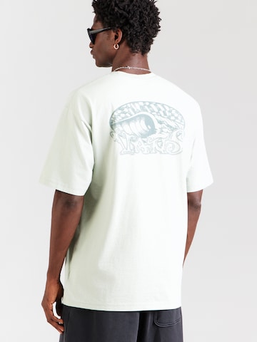 VANS - Camiseta en verde: frente