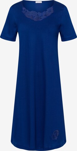 Hanro Nightgown 'Paola' in Blue: front
