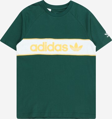 ADIDAS ORIGINALS Футболка в Зеленый: спереди