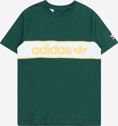 ADIDAS ORIGINALS Majica u žuta / smaragdno zelena / bijela, Pregled proizvoda