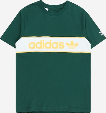 ADIDAS ORIGINALS Póló - zöld: elől