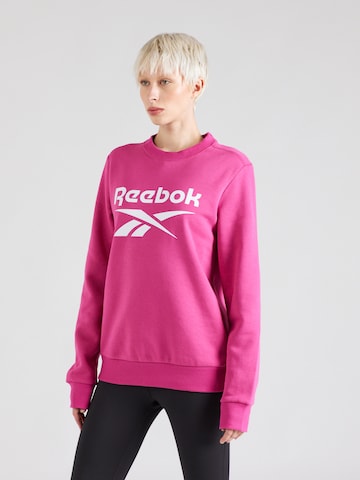 ReebokSportska sweater majica - roza boja: prednji dio