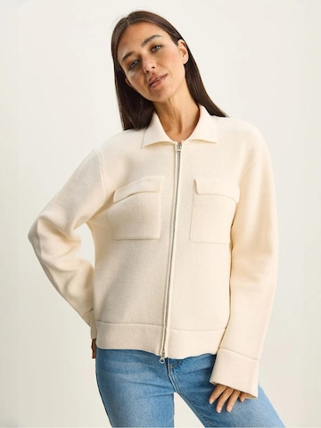 Bianco Lucci - Casaco de malha em branco: frente