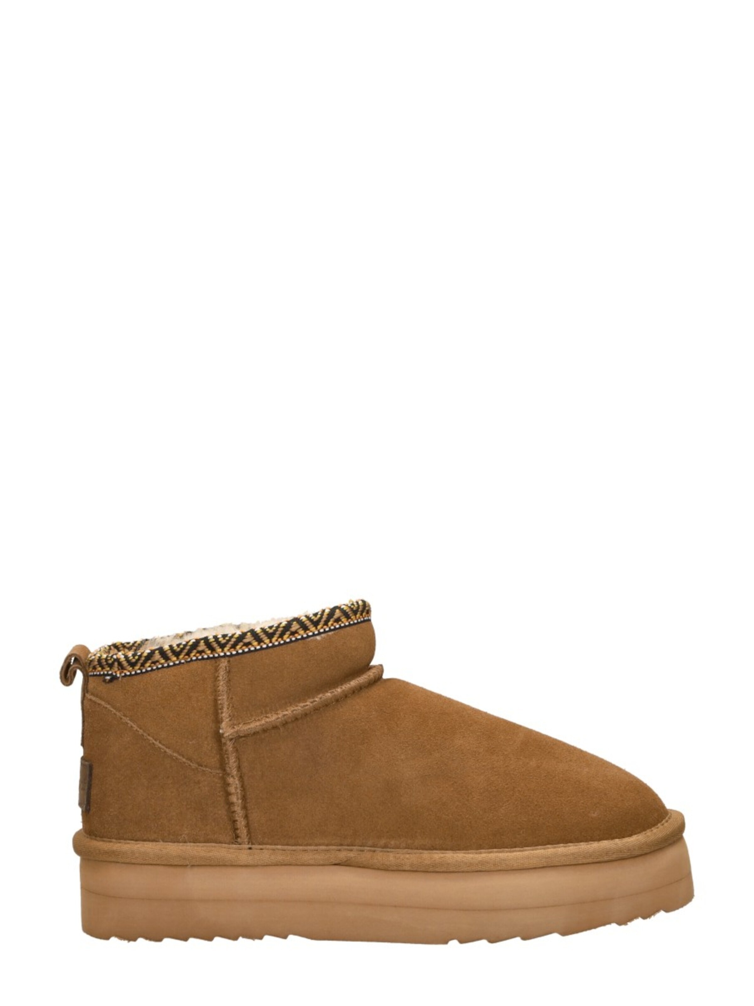 Warmbat Boots 'Durack Plateau Tape'‌ in Braun