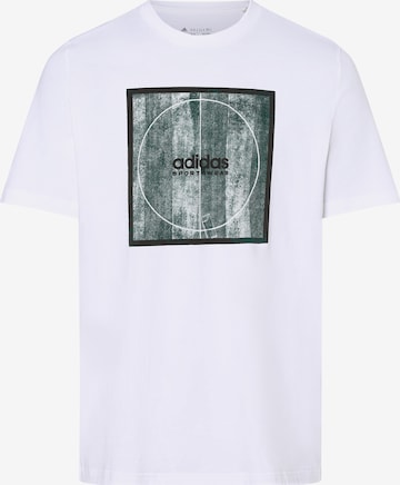 T-Shirt fonctionnel 'Tiro' ADIDAS SPORTSWEAR en blanc : devant