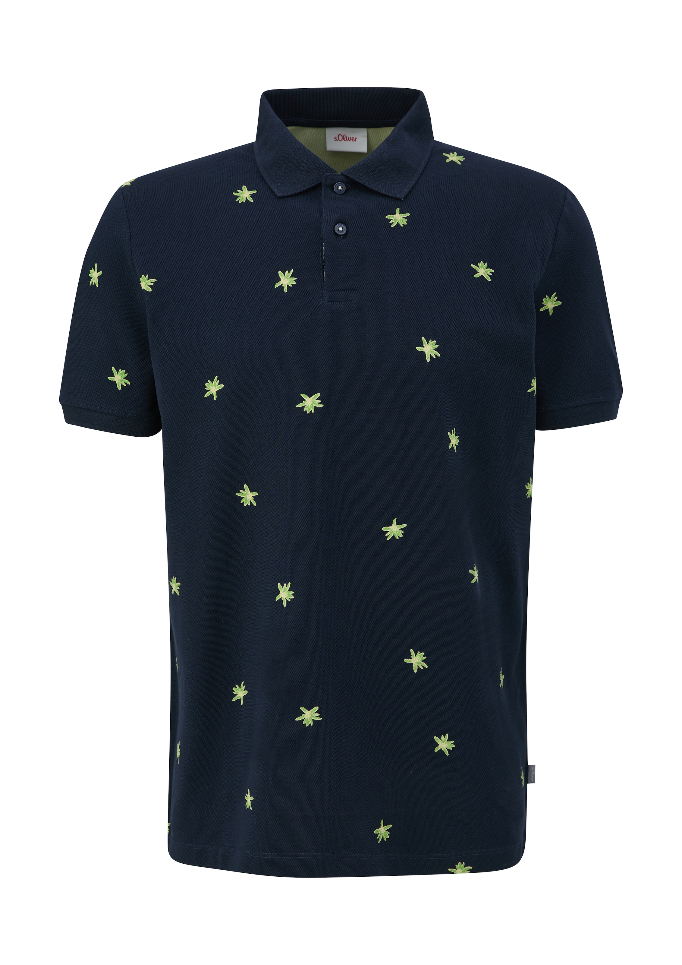 s.Oliver Poloshirt in Blau: Vorderseite