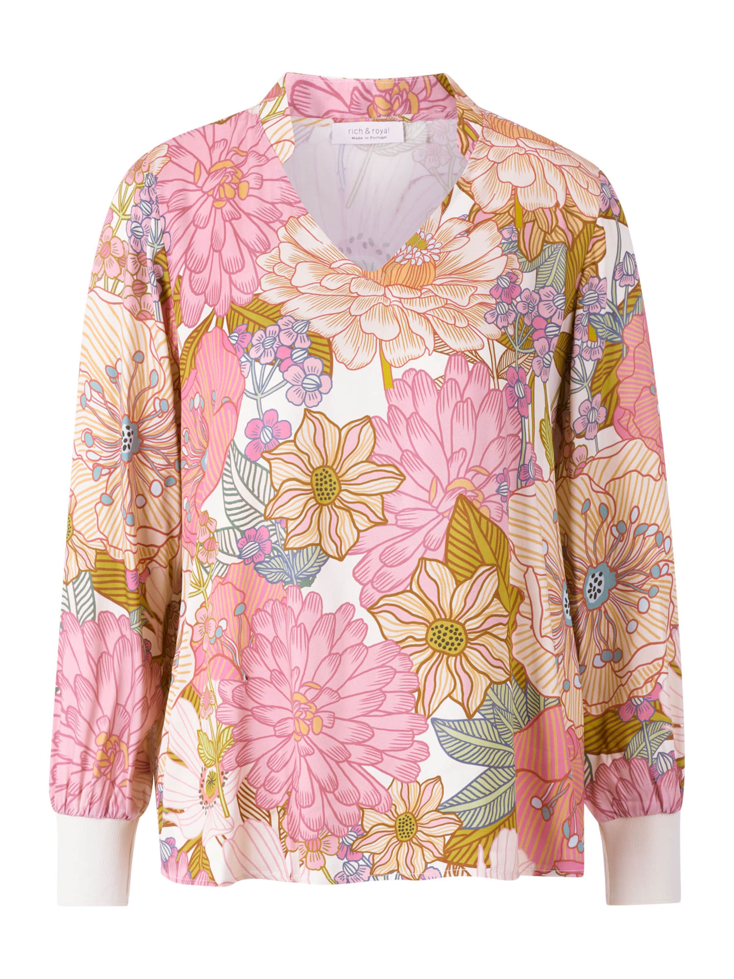 Rich & Royal Bluse in Pink: Vorderseite