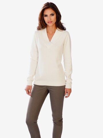 heine Sweter w kolorze biały: przód