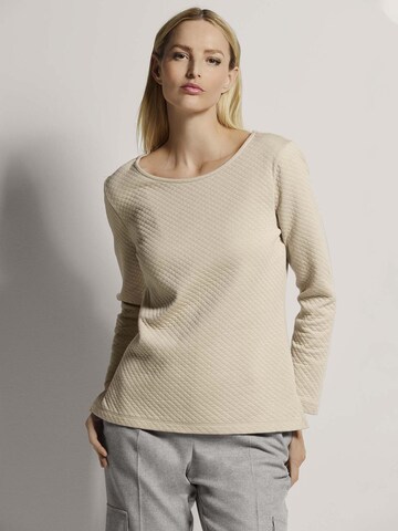 MADELEINE Sweatshirt in Bruin: voorkant