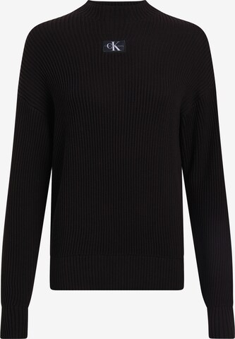 Calvin Klein Jeans Plus Sweater in Black: front