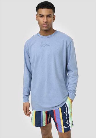 Karl Kani Shirt in Blauw: voorkant