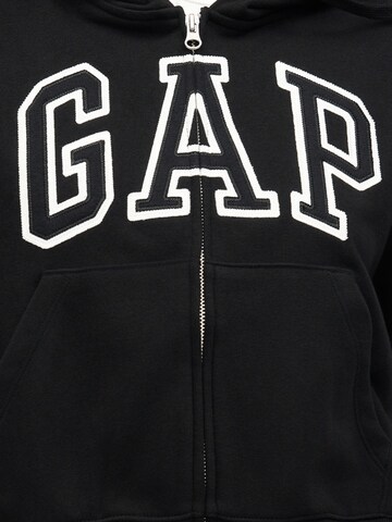 GAP Sweat jacket 'HERITAGE' in Black