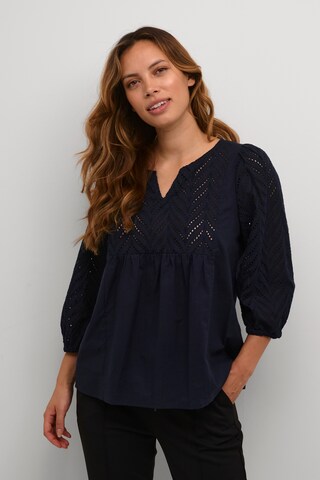 CULTURE Blouse in Zwart: voorkant