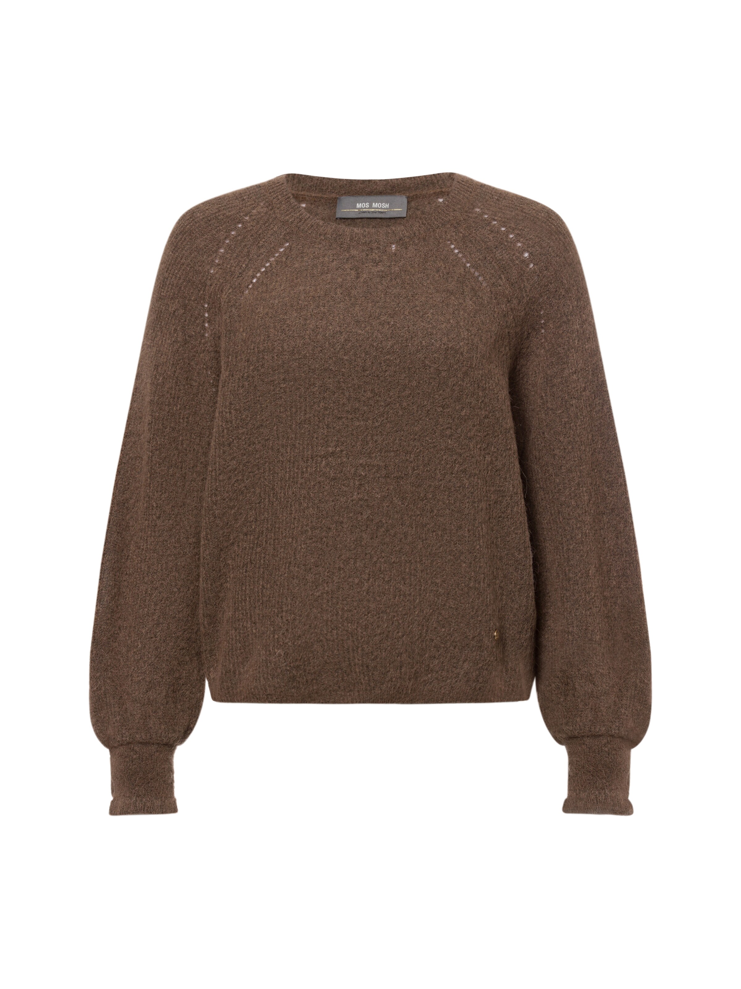 MOS MOSH Pullover 'MMTalli' in Braun: Vorderseite