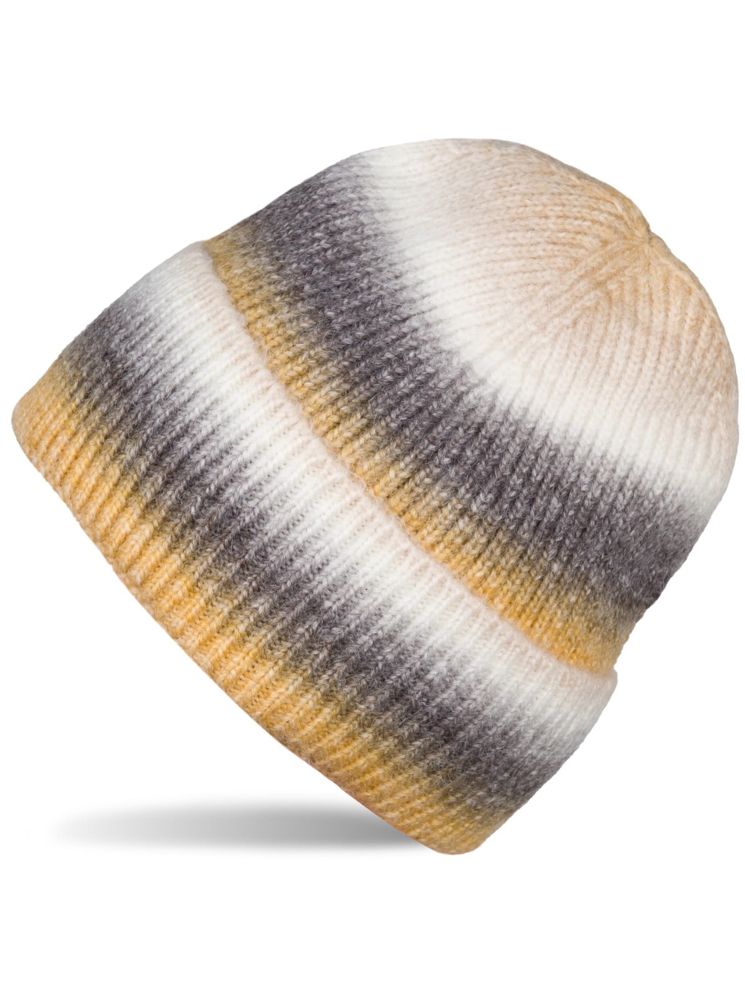 styleBREAKER Mütze 'Strickmütze Ombré'‌‌‌‌‌‌‌‌‌‌ in 56-61 in beige, Produktansicht