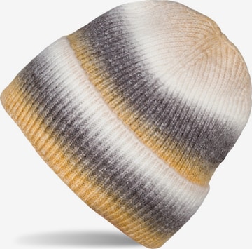 styleBREAKER Mütze 'Strickmütze Ombré' in Beige: Vorderseite