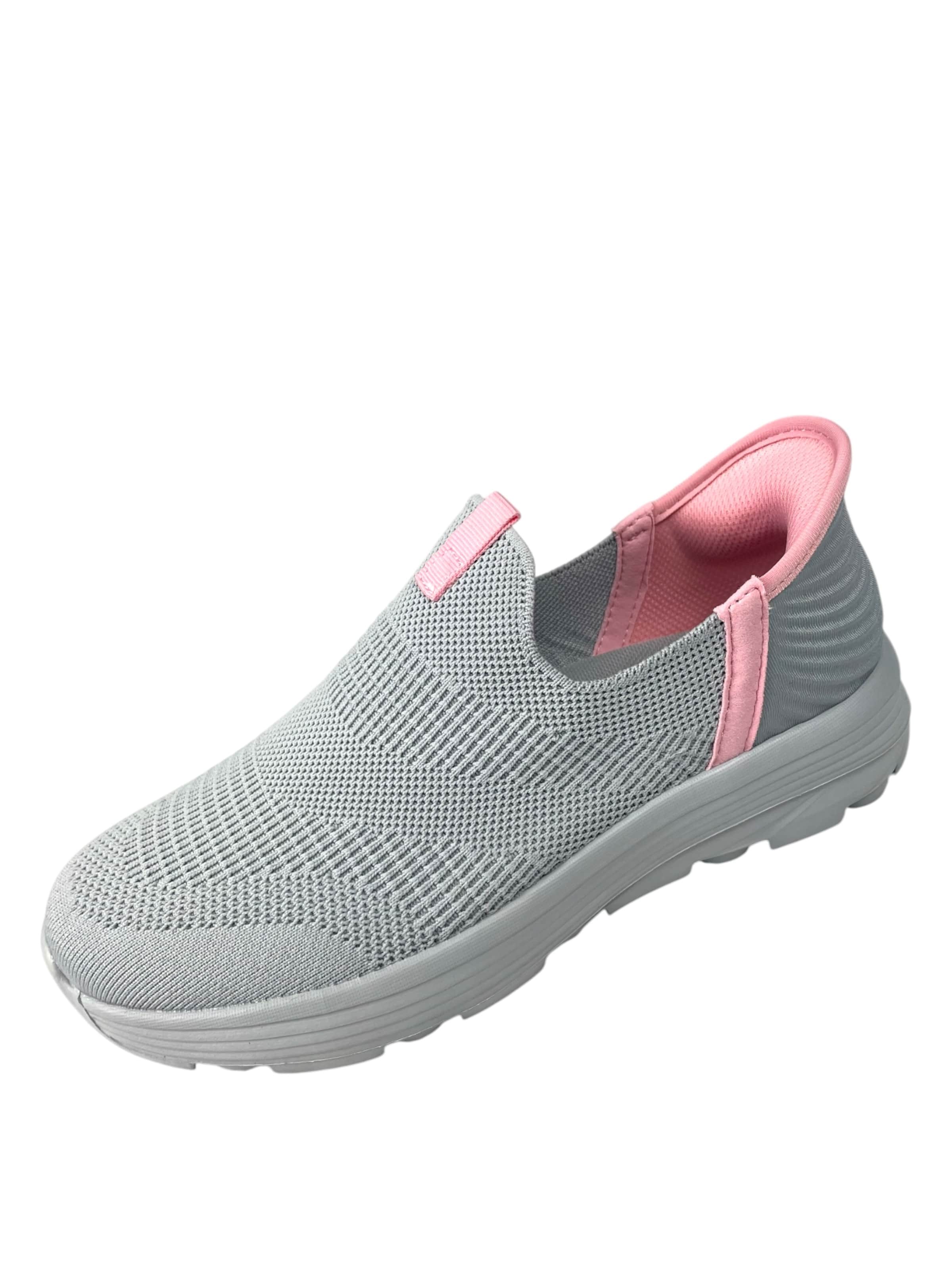 Chaussure basse 'Sneaker' Kumixi en gris : devant