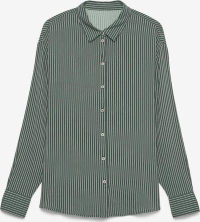 Bluză 'VMALICE' VERO MODA pe verde închis / alb, Vizualizare produs