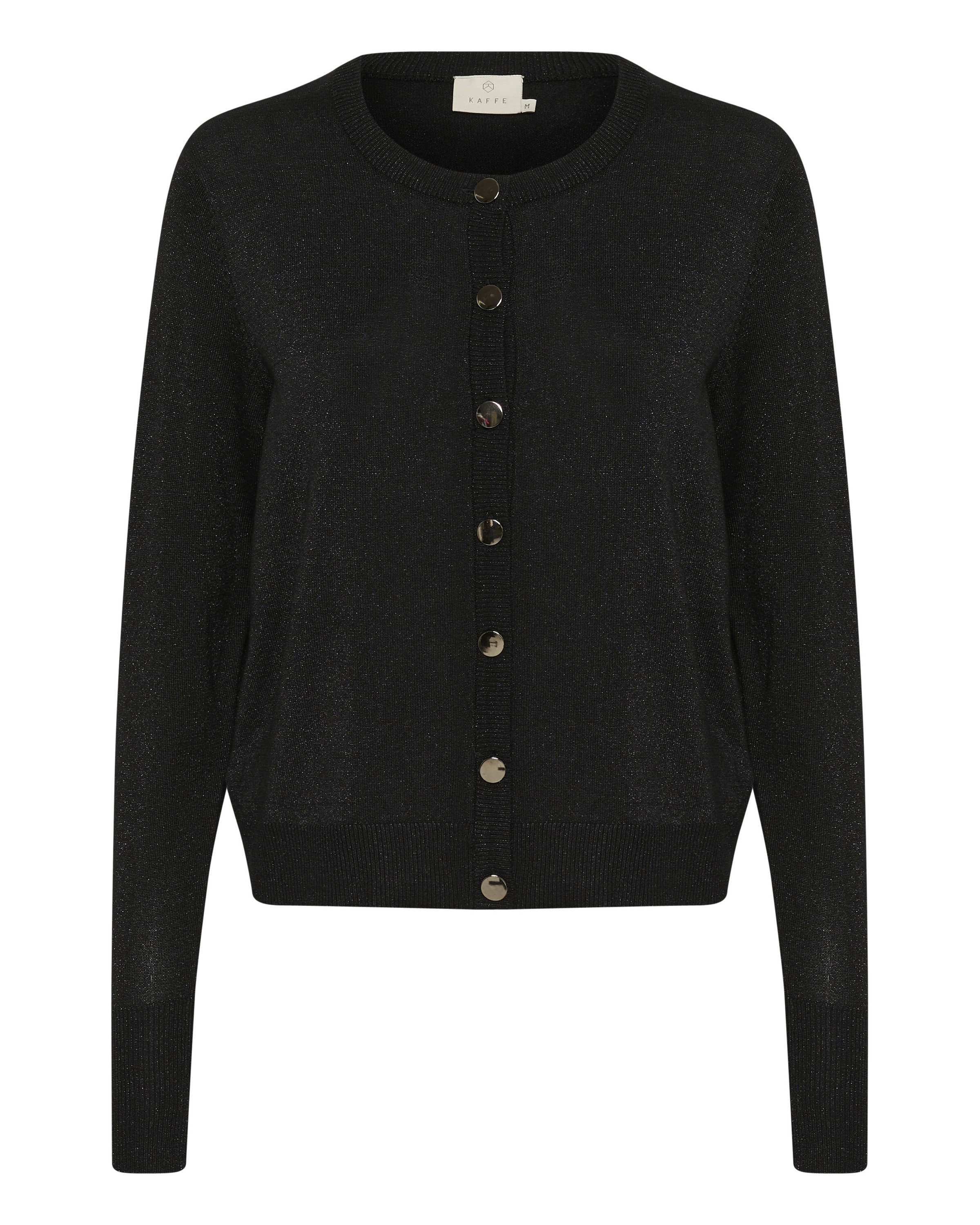 Kaffe Knit cardigan 'KA Regina' in Black: front