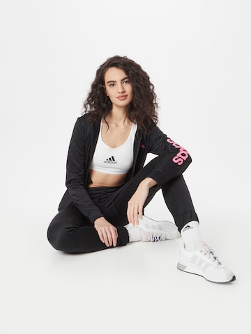 ADIDAS SPORTSWEAR Tepláková souprava 'Linear' – černá