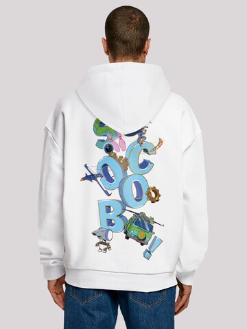 F4NT4STIC Sweatshirt 'Letters Jumble' in White: front