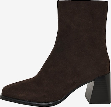 Jeffrey Campbell Enkellaarsjes 'SHERPAL 2' in Bruin: voorkant