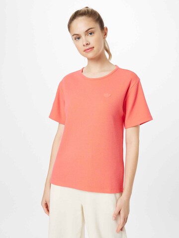 ADIDAS ORIGINALS Shirt in Orange: front