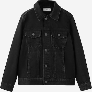 MANGO KIDS Tussenjas 'John' in Zwart: voorkant