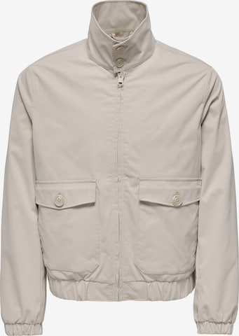 Only & Sons Kurtka przejściowa 'ONSRON' w kolorze szary: przód