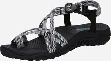 Sandales de randonnée 'Reggae - Irie Mon' SKECHERS en noir : devant