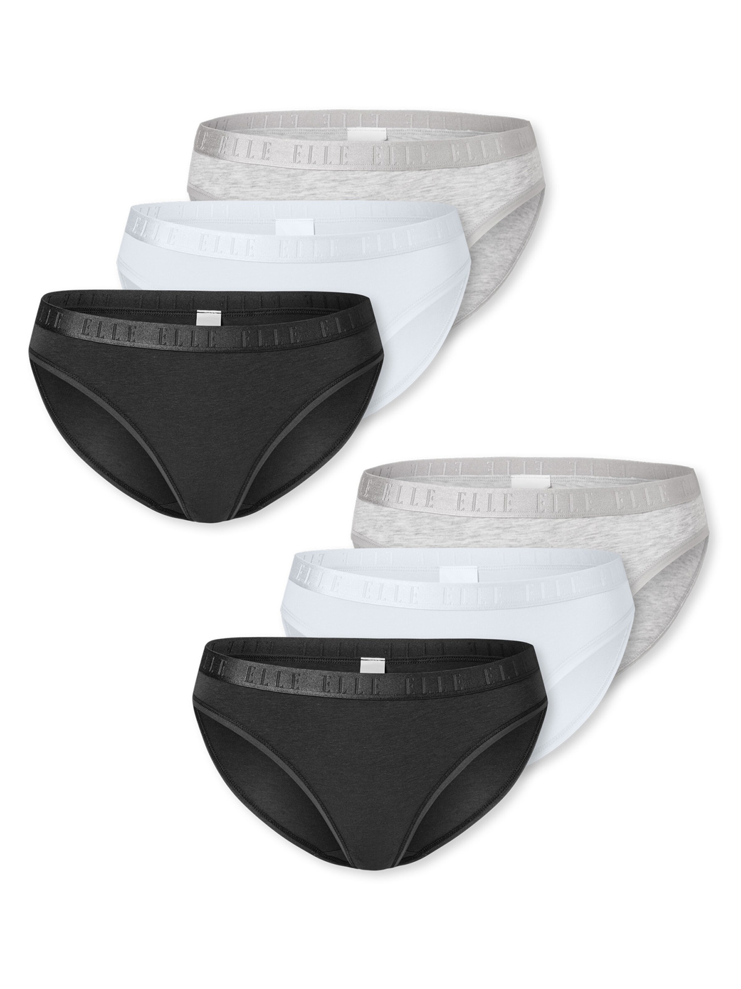 ELLE Slip in Grau: Vorderseite