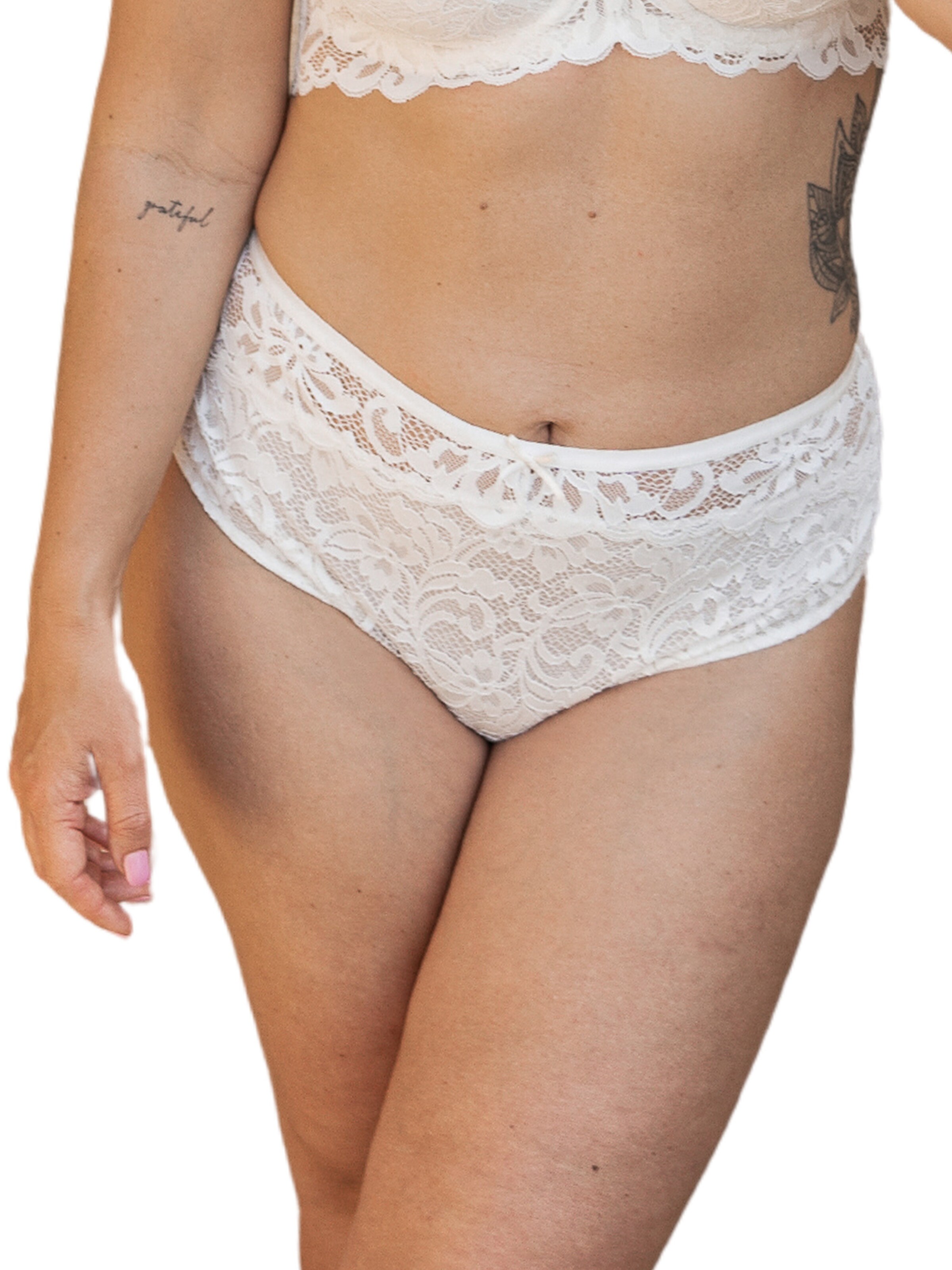 SugarShape Panty 'True Luna' in White: front