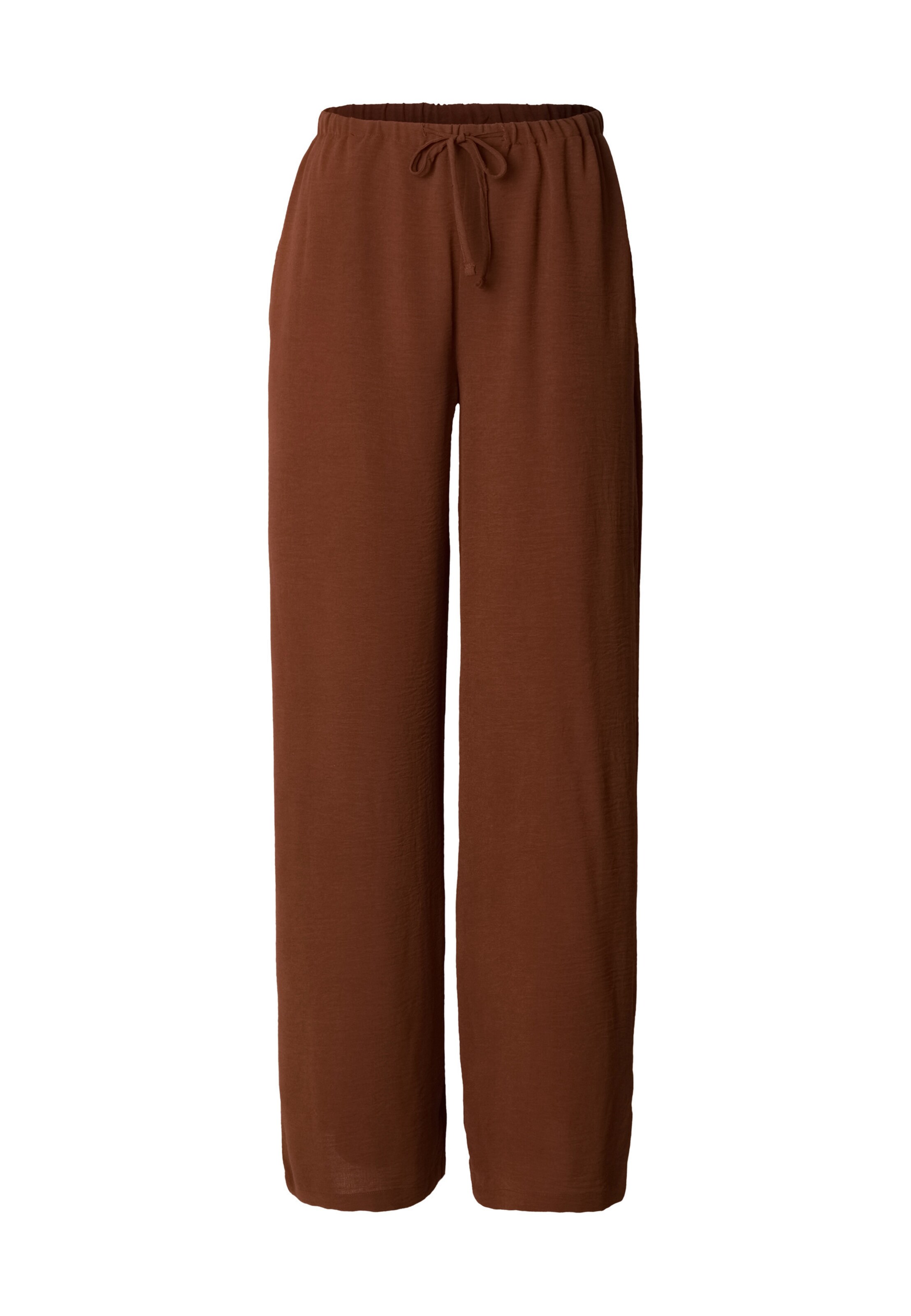 Urban Classics Kalhoty – hnědá: přední strana