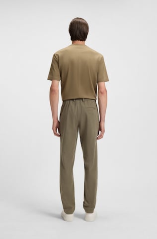 BOSS Slim fit Pants ' Genius ' in Brown