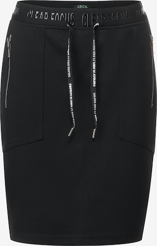 CECIL Skirt 'Tracey' in Black: front