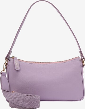 L.CREDI Crossbody Bag 'Kalu' in Purple: front