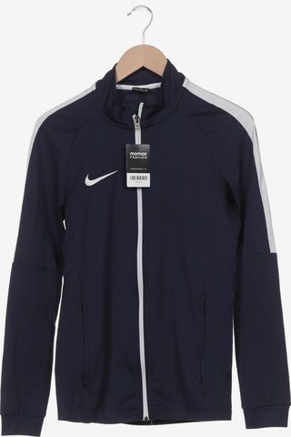 NIKE Sweatshirt & Zip-Up Hoodie in S in Blue: front