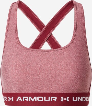 UNDER ARMOUR Bustier Sport bh in Rood: voorkant