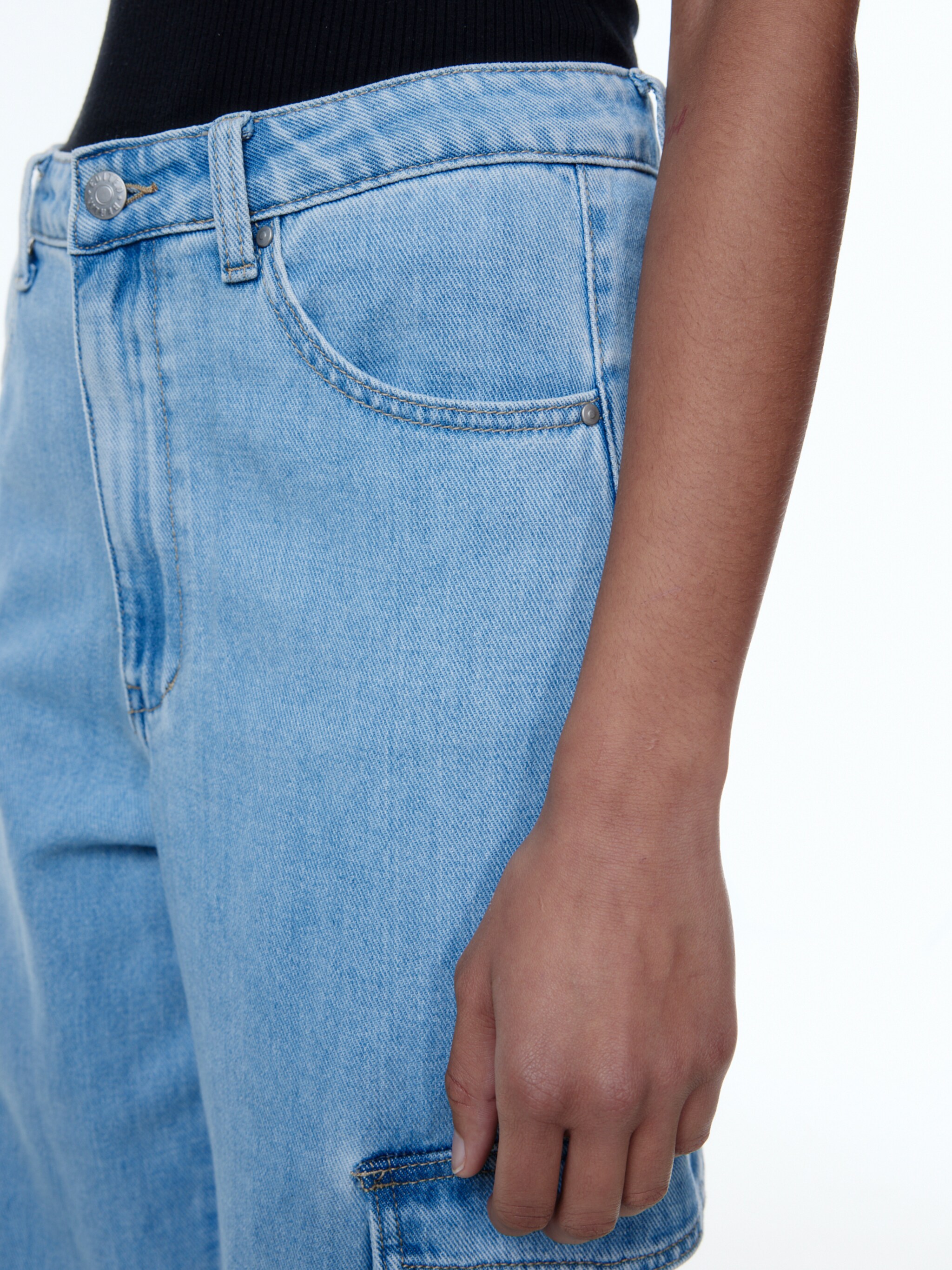 EDITED Producten Cargojeans 'Nalu' Blauw denim