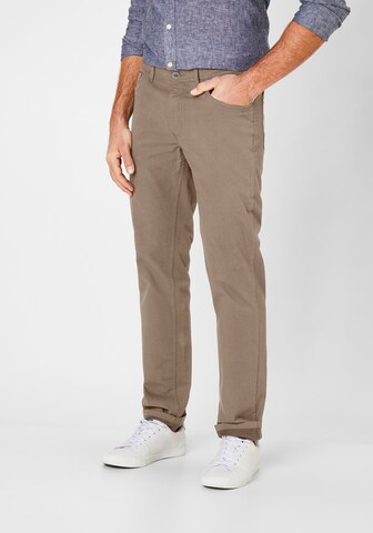 REDPOINT Regular Pants in Beige: front