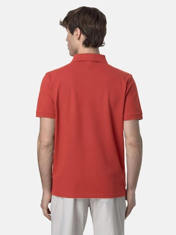 K-Way Shirt 'K-WAY AMEDEE PIQUE SLIM T-Shirt e Polo' in Rood