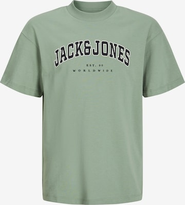 Jack & Jones Junior T-Shirt 'JJECaleb' in Grün: Vorderseite
